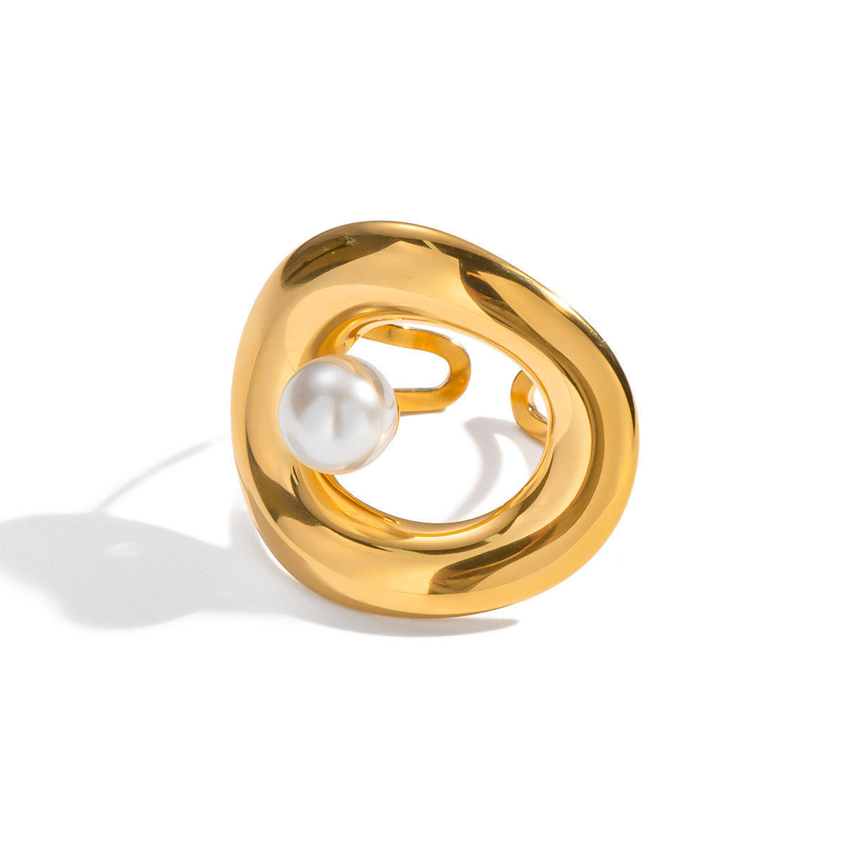 GOLDEN PERL RING- PREMIUM