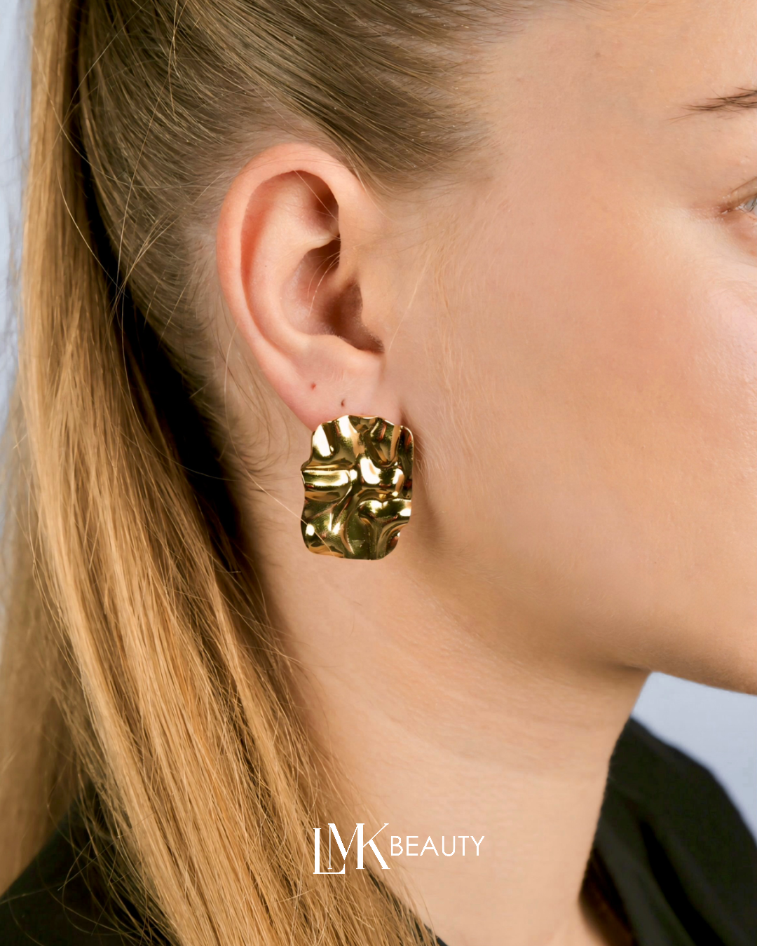 GOLD MELT EARRINGS - PREMIUM