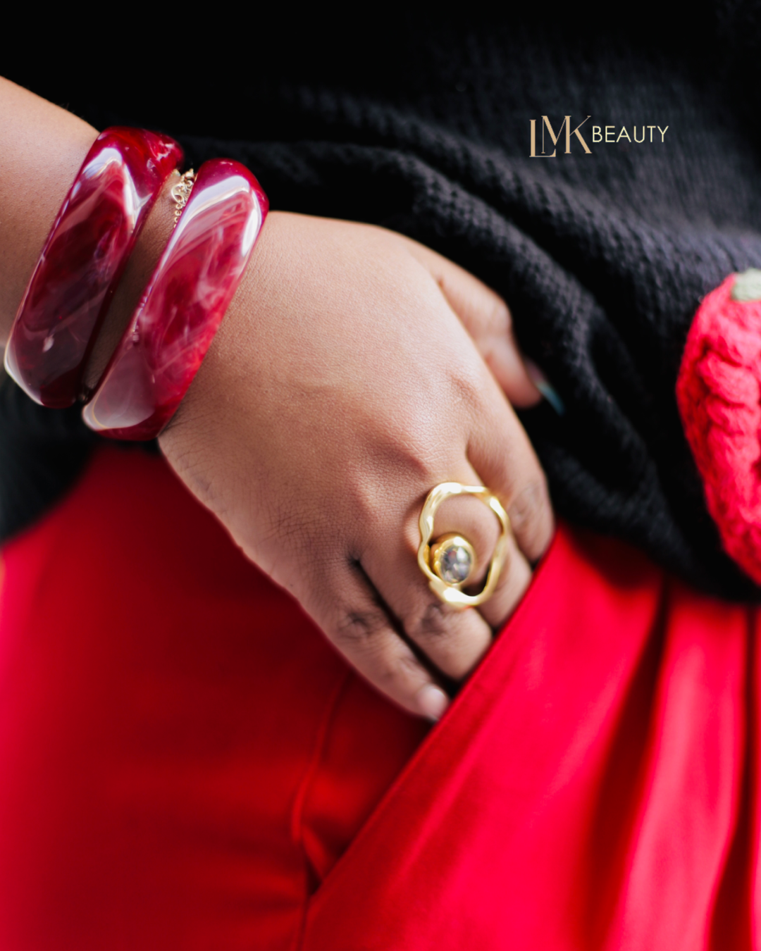 BURGUNDY MUSE BRACELET (one unit)