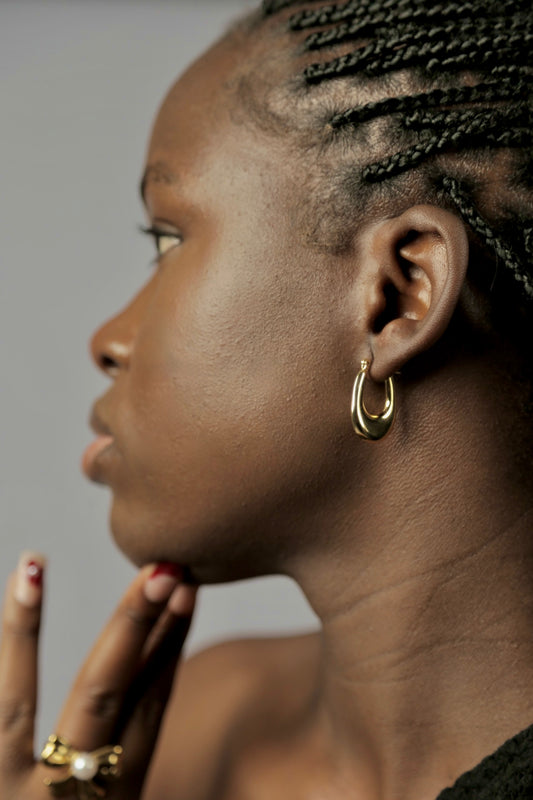 Classic Gold Hoops