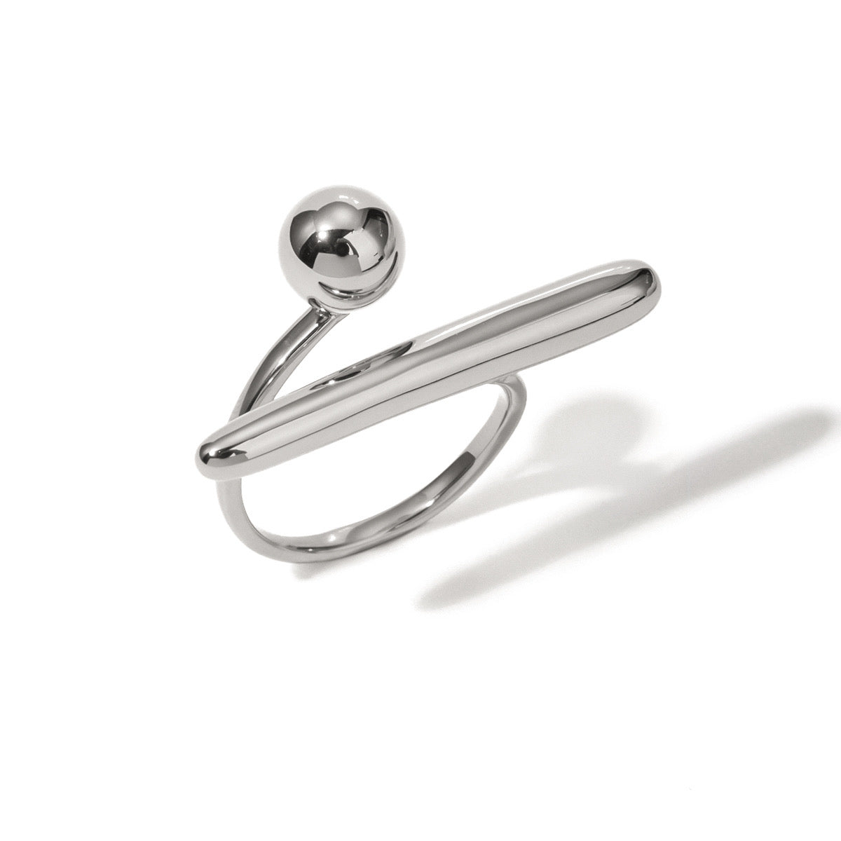 Silver Minimal Plated Ring- PREMIUM