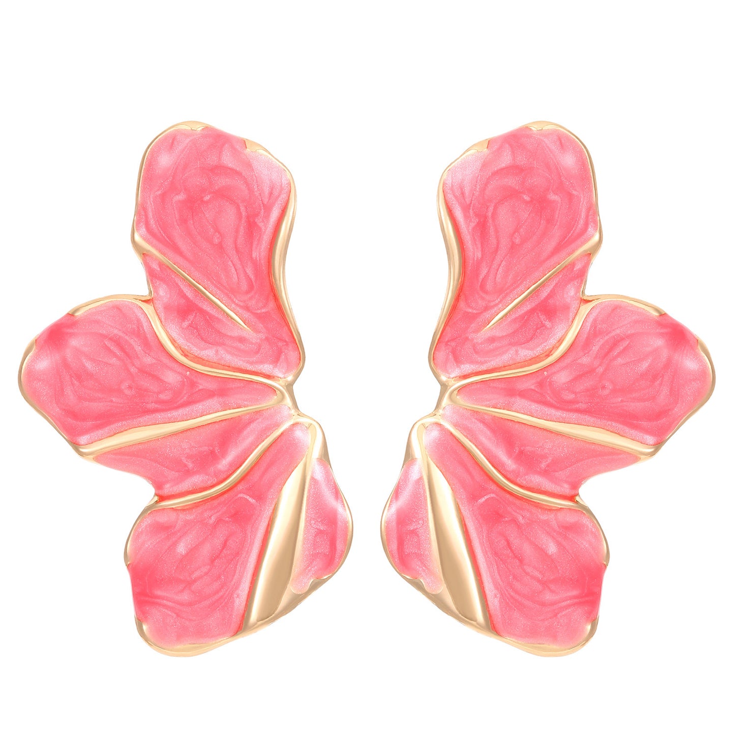 Abstract Leaf Earrings