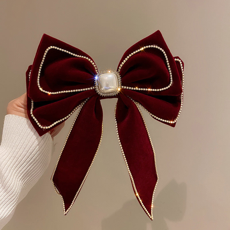 BOW HAIR CLIP - LUXURY