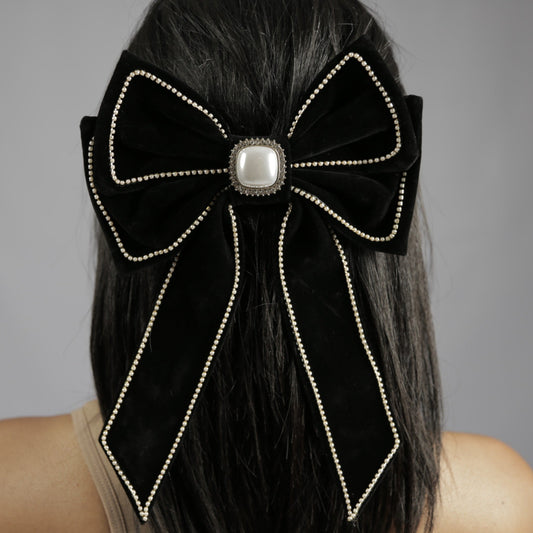 BOW HAIR CLIP - LUXURY