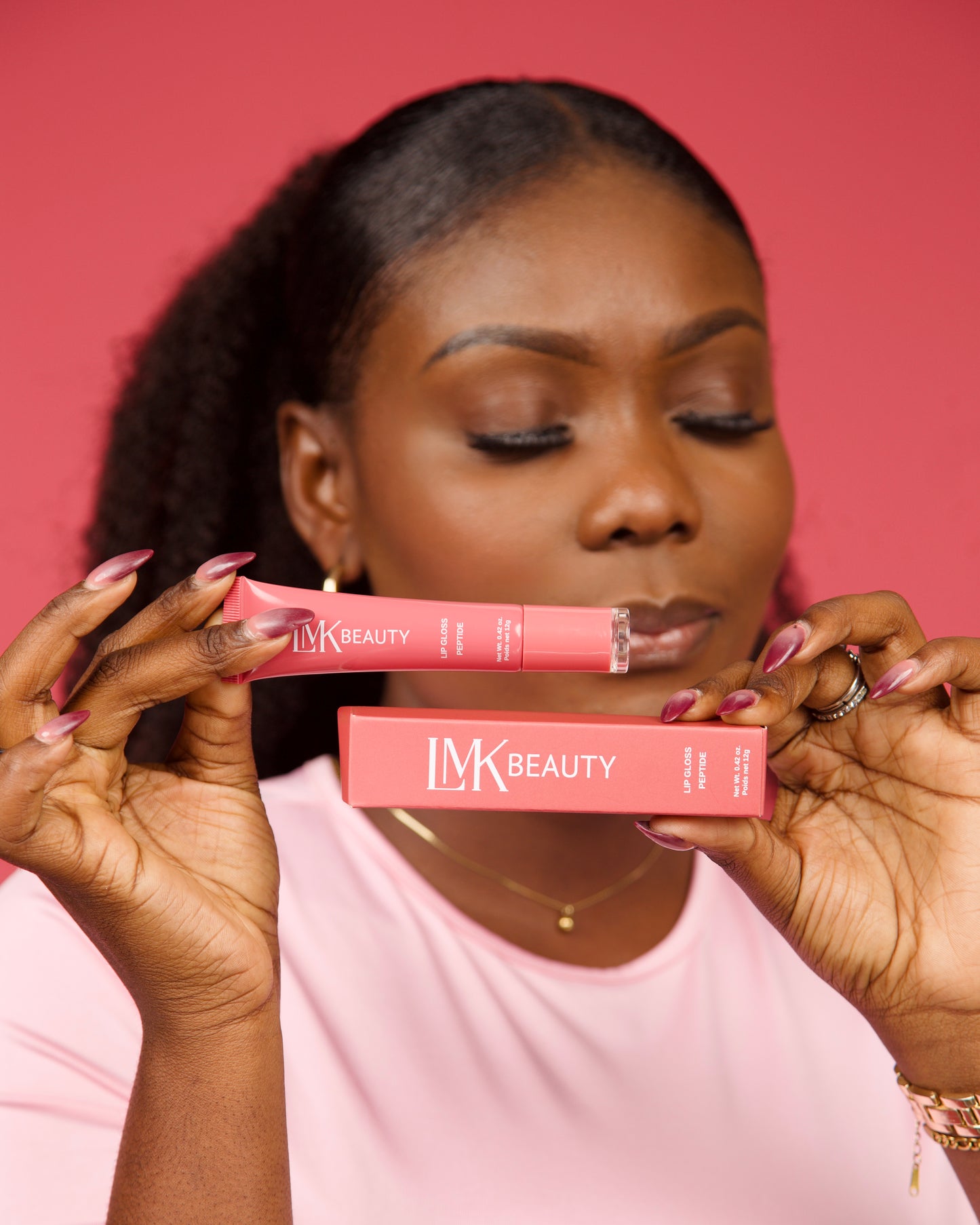 LMK Lip Treatment Gloss- Juicy Peach