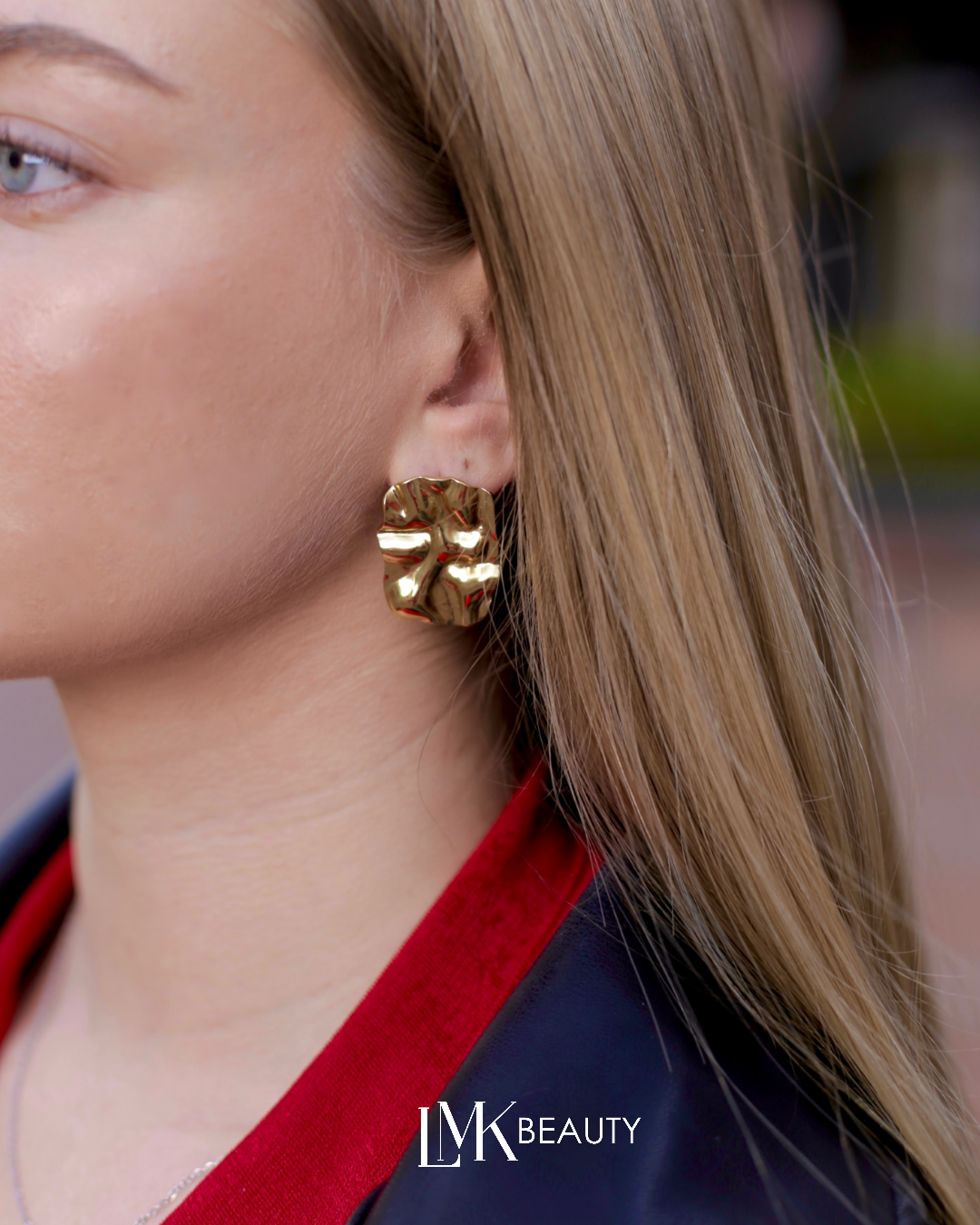 GOLD MELT EARRINGS - PREMIUM
