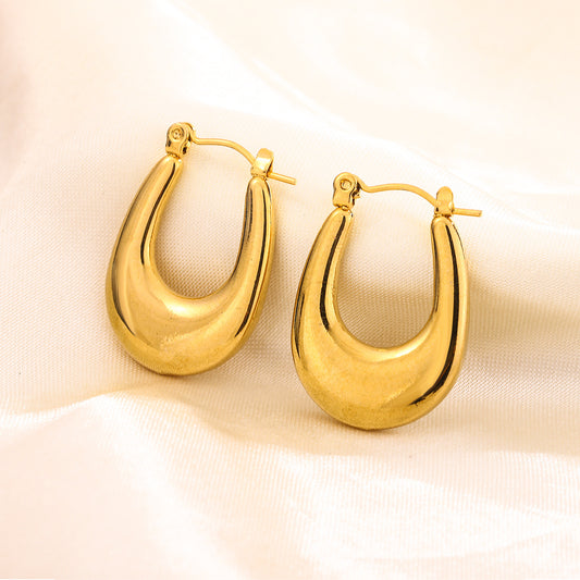 Classic Gold Hoops