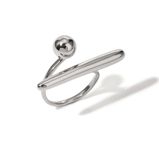 Silver Minimal Plated Ring- PREMIUM