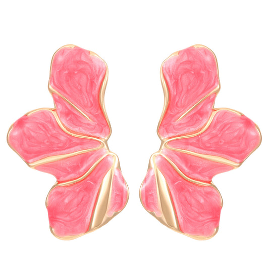 Abstract Leaf  Earrings